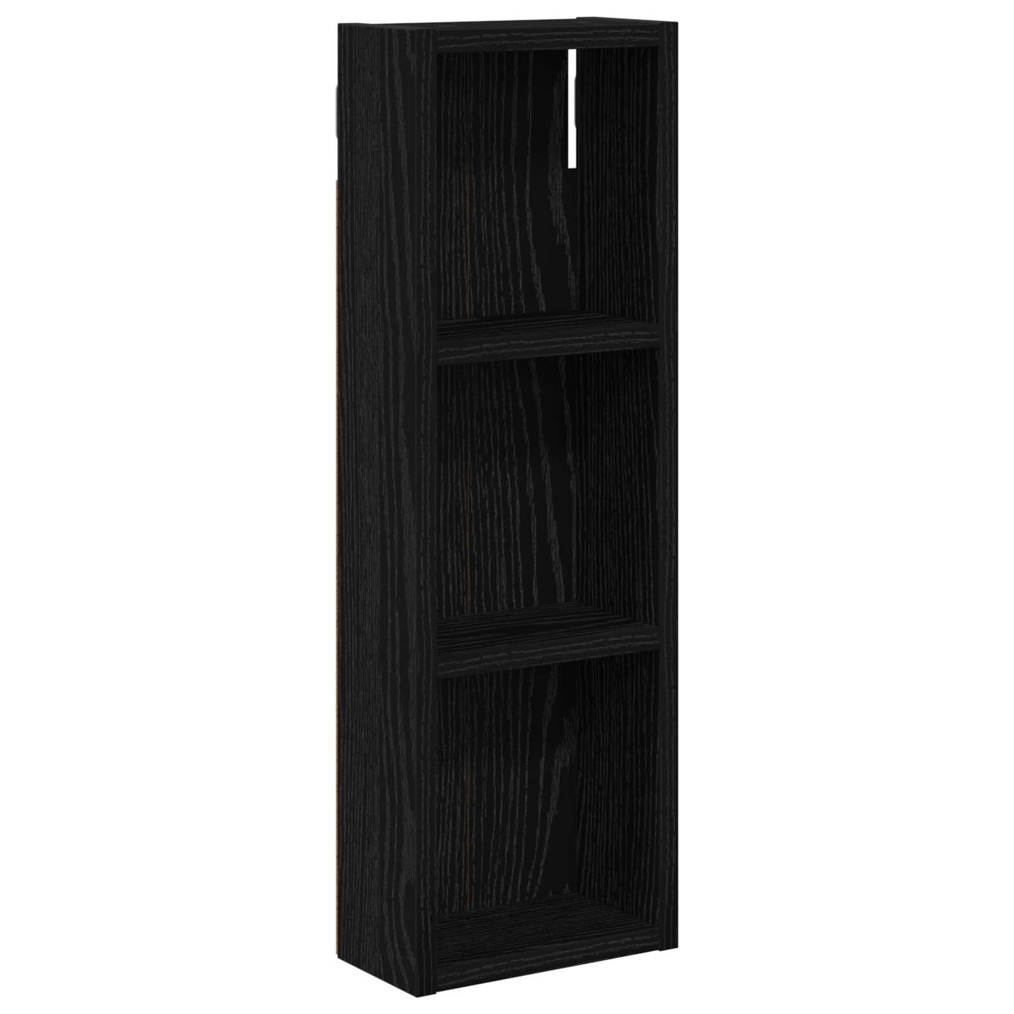 Baderom veggskap Svart Eik 20 x 10 x 60,5 cm Konstruert tre