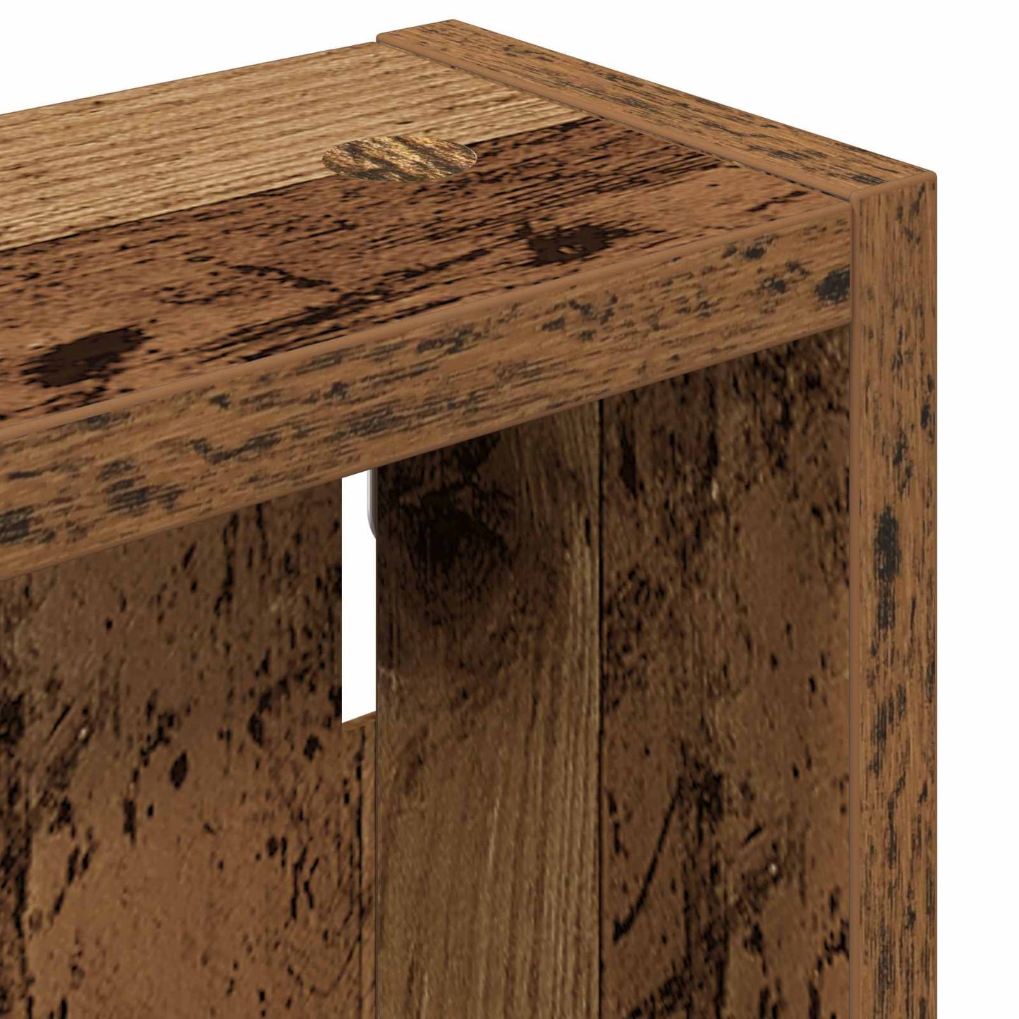 Baderom veggskap Gammelt tre 20 x 10 x 60,5 cm Konstruert tre