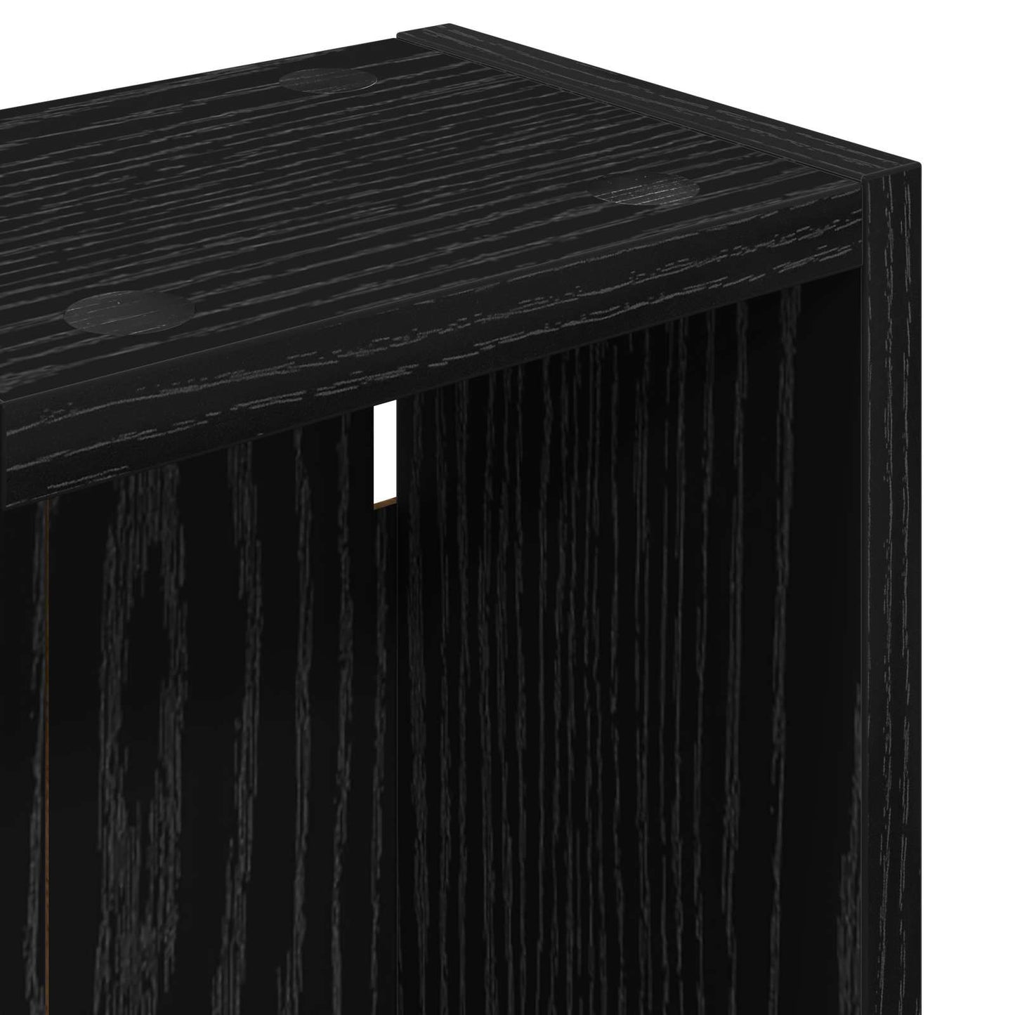 Baderom veggskap Svart Eik 20 x 14 x 70 cm Konstruert tre
