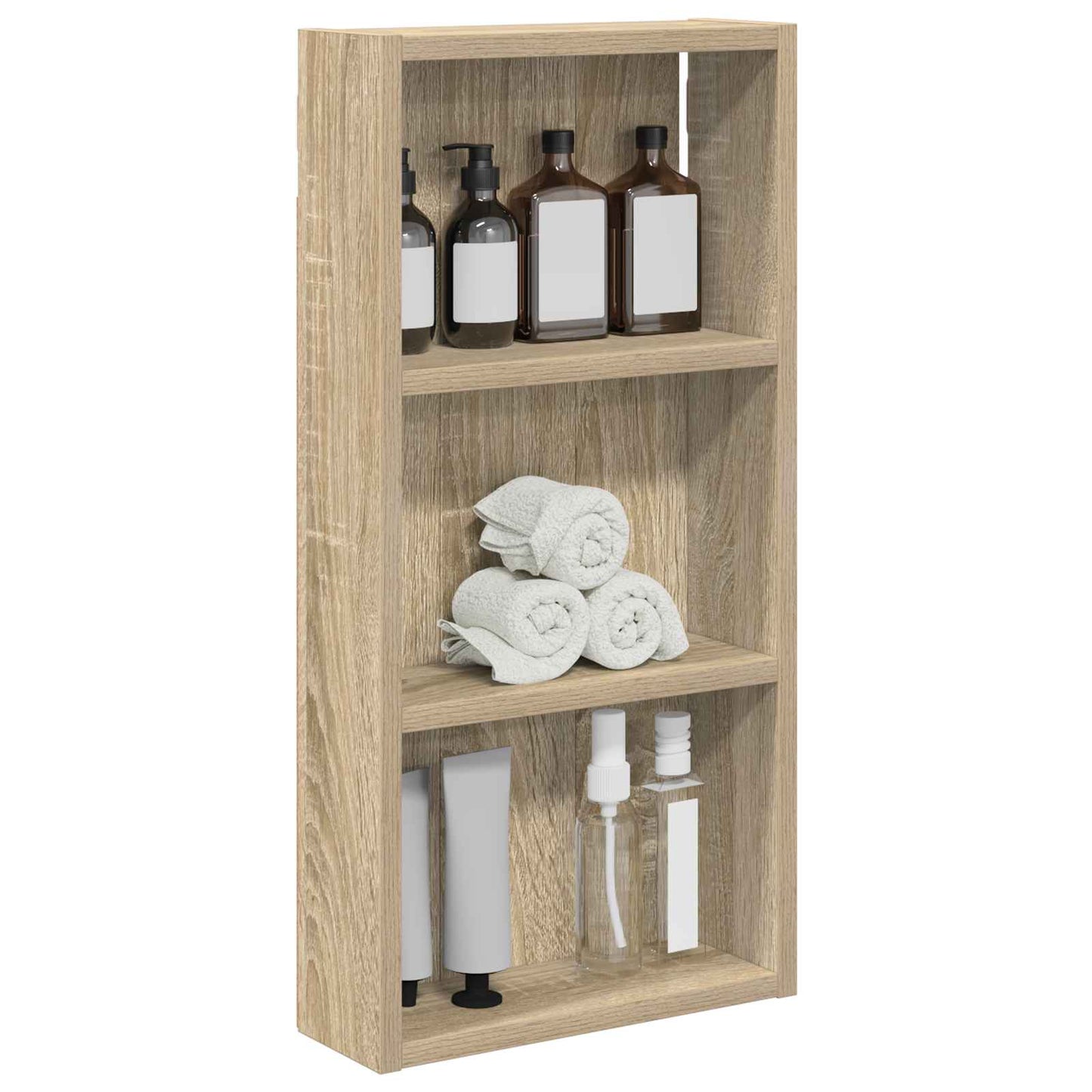 Baderom veggskap Sonoma eik 30 x 10 x 60,5 cm Konstruert tre