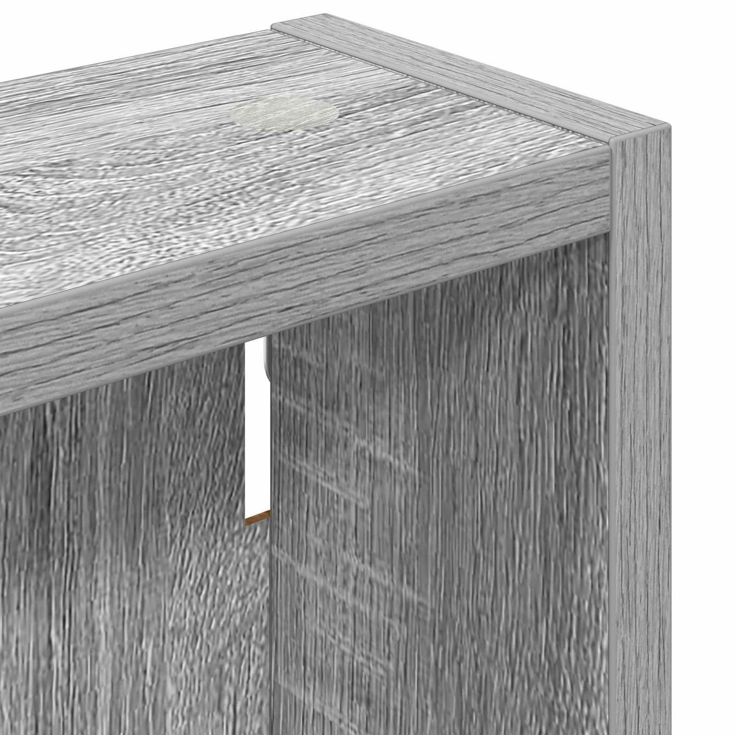 Baderom veggskap Grå Sonoma 30 x 10 x 60,5 cm Konstruert tre
