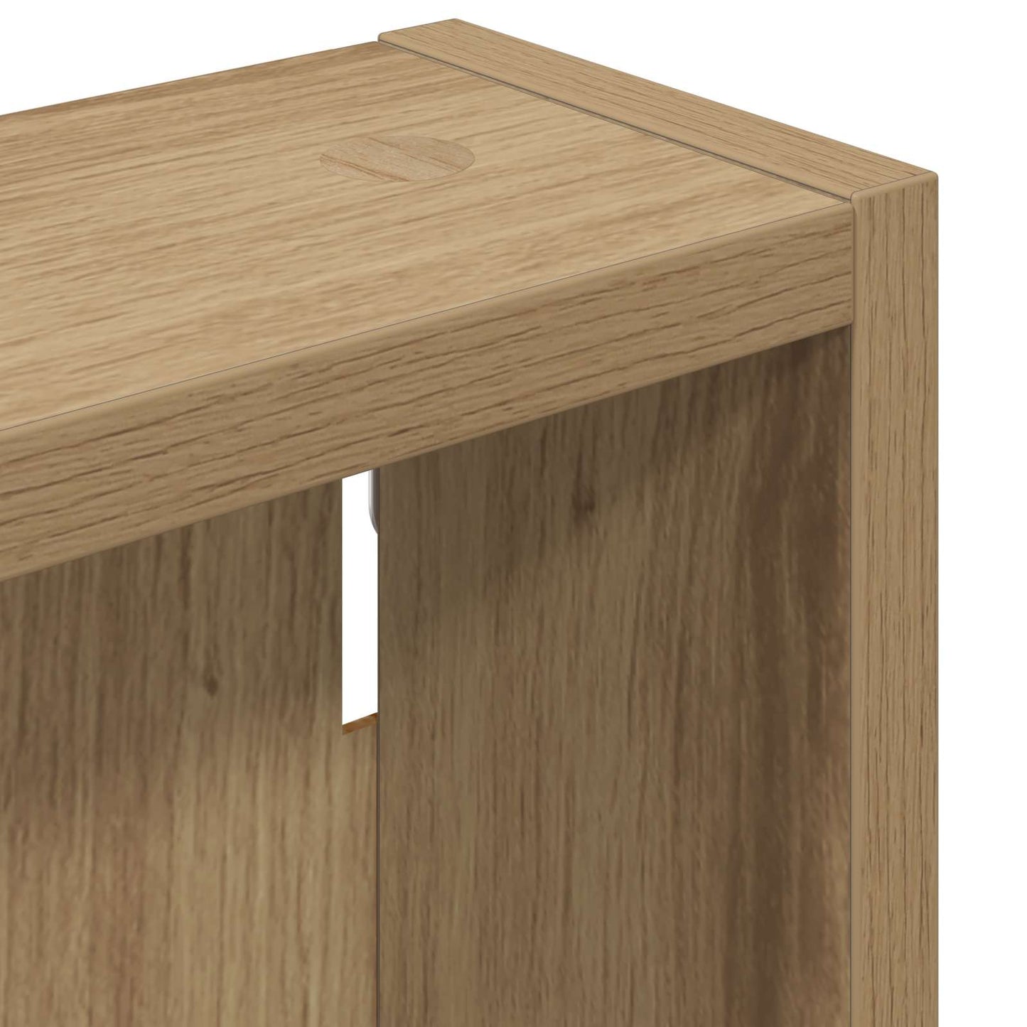 Baderom veggskap med hylle Kunstnerisk Eik 30 x 10 x 60,5 cm