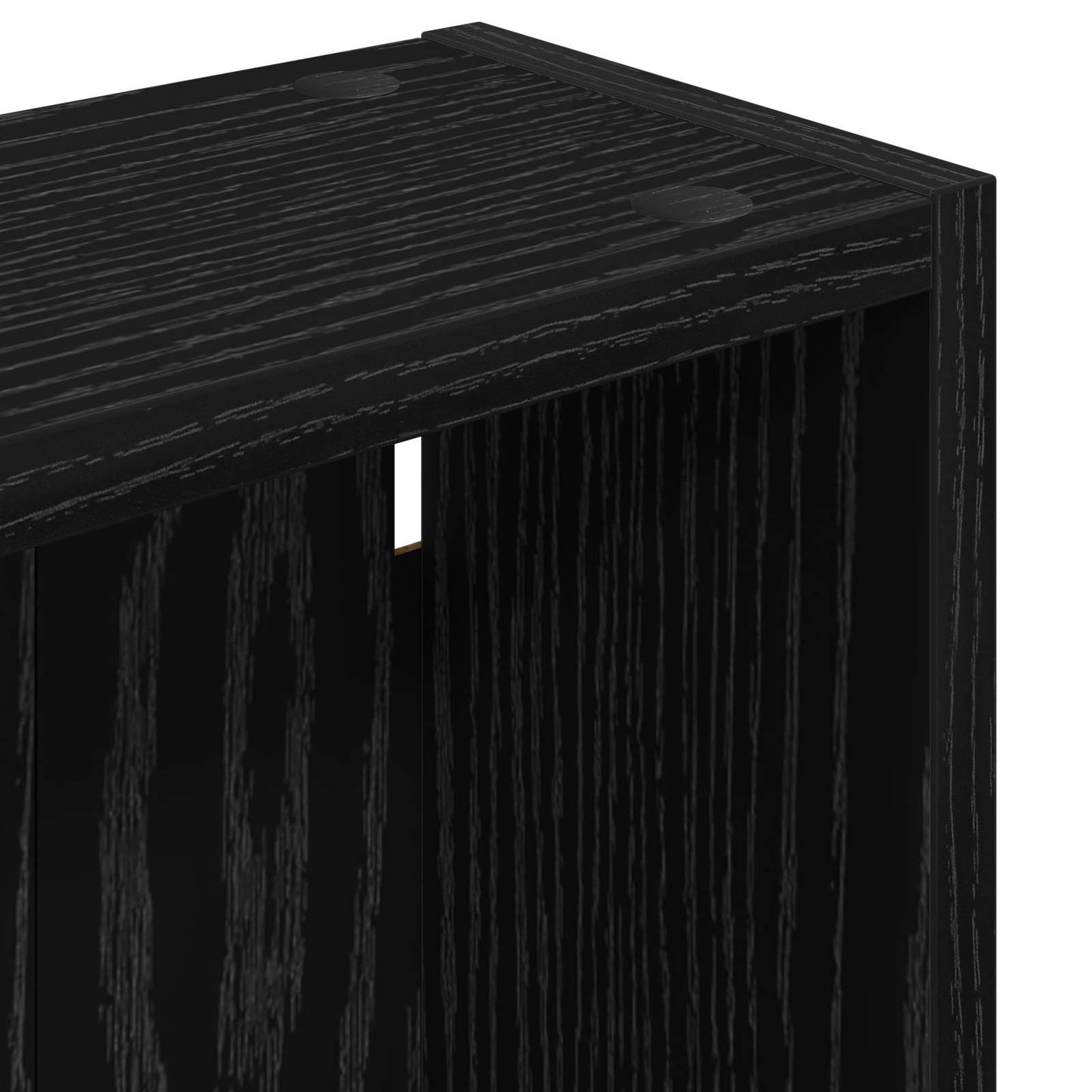 Baderom veggskap Svart Eik 30 x 14 x 70 cm Konstruert tre