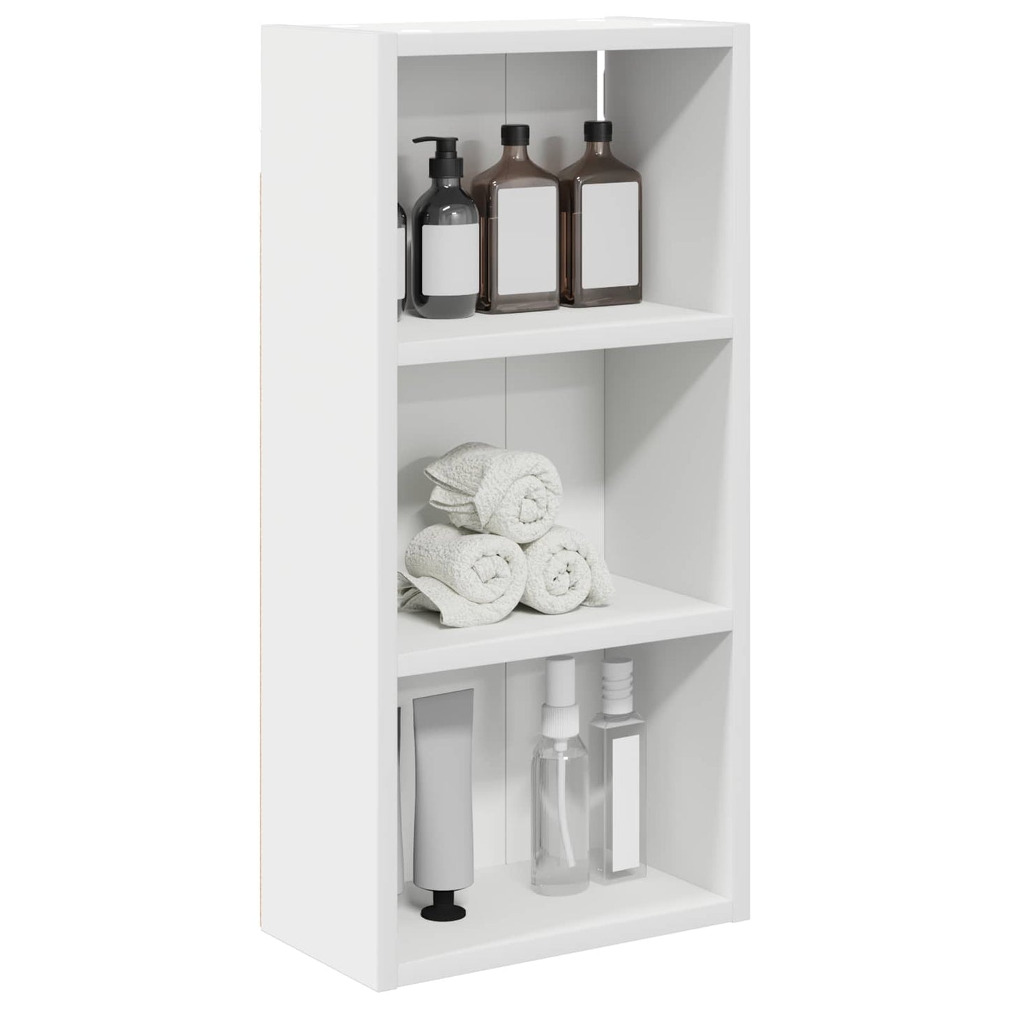 Baderom veggskap Hvit 30 x 16 x 62,5 cm Konstruert tre