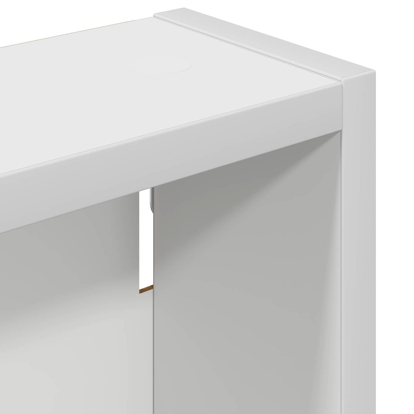 Baderom veggskap med hylle Hvit 40 x 10 x 50 cm Konstruert tre