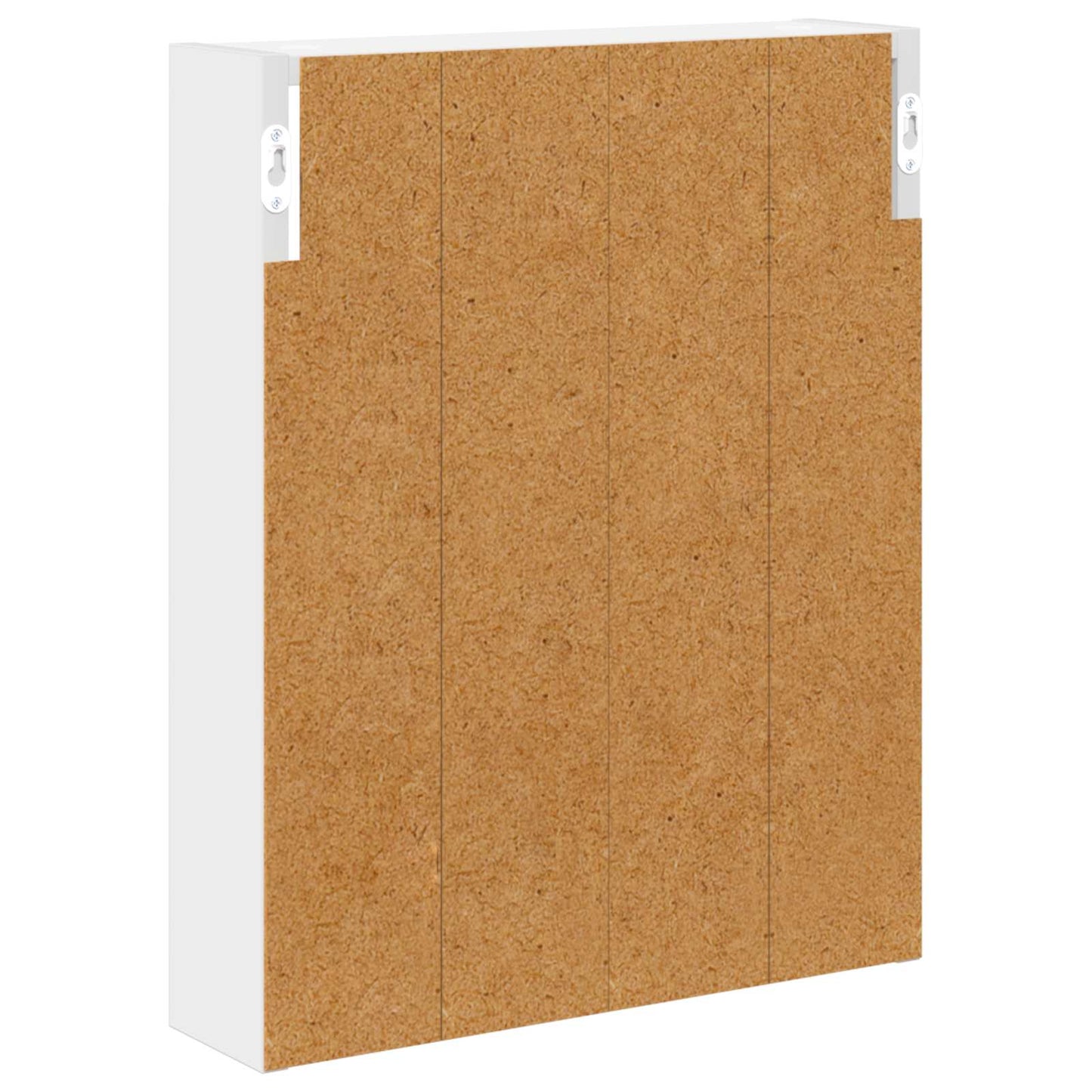 Baderom veggskap med hylle Hvit 40 x 10 x 50 cm Konstruert tre