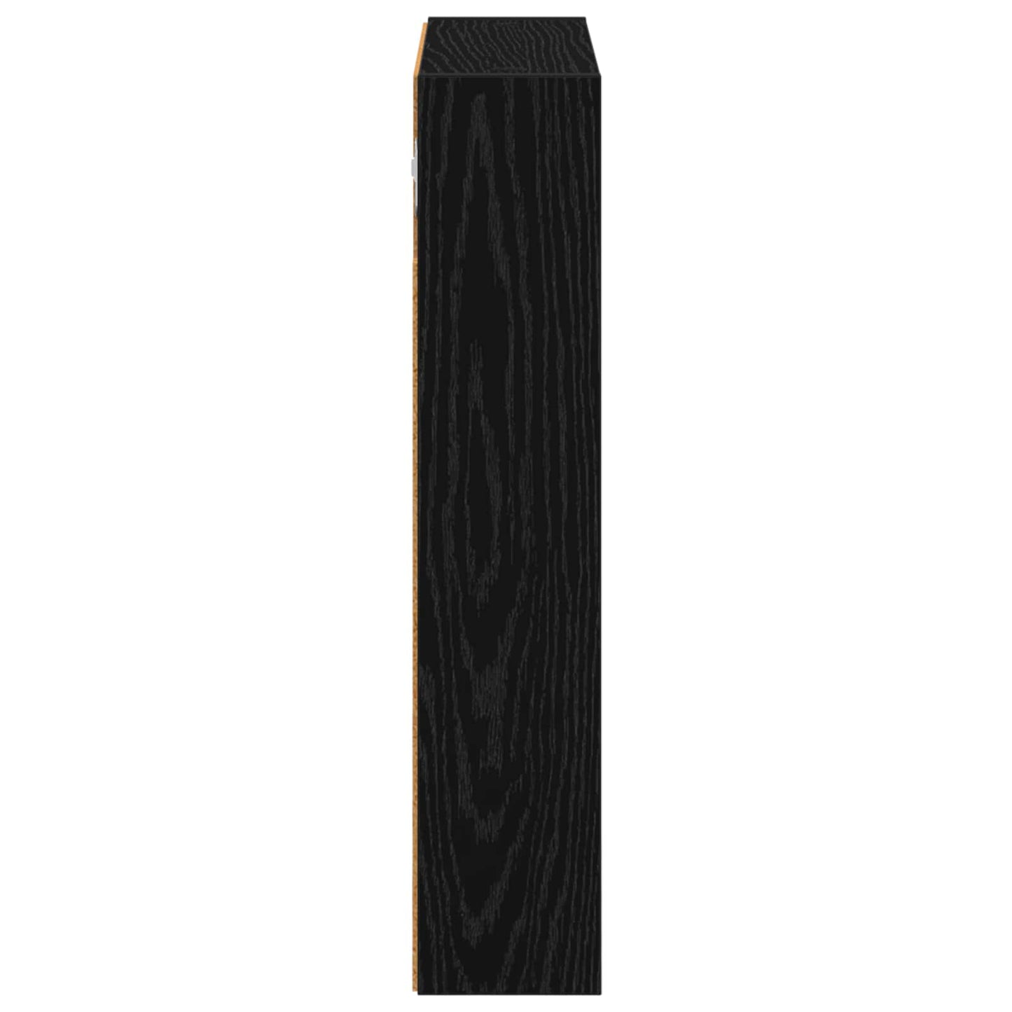 Baderom veggskap Svart Eik 40 x 10 x 50 cm Konstruert tre