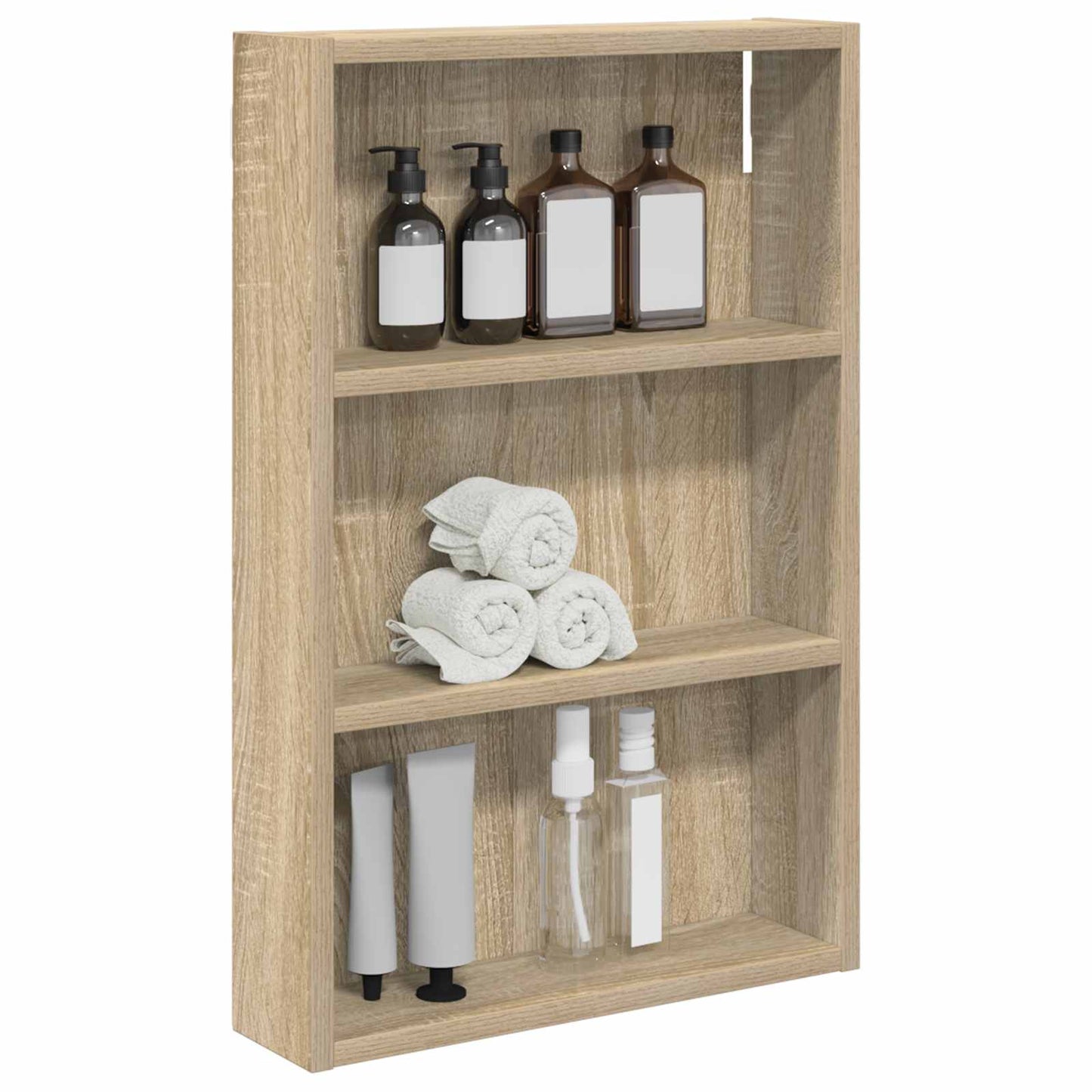 Baderom veggskap Sonoma eik 40 x 10 x 60,5 cm Konstruert tre