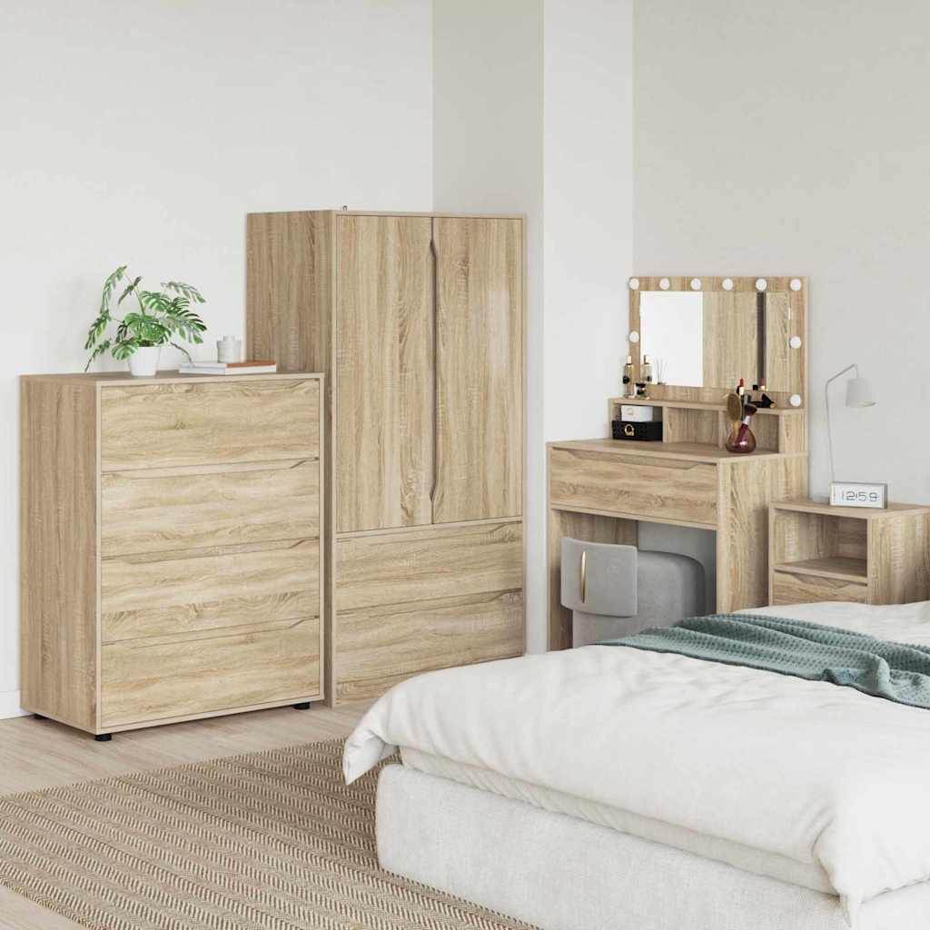 Oppbevaringsskap Sonoma eik 80 x 48 x 105 cm Konstruert tre