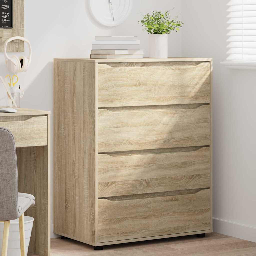 Oppbevaringsskap Sonoma eik 80 x 48 x 105 cm Konstruert tre