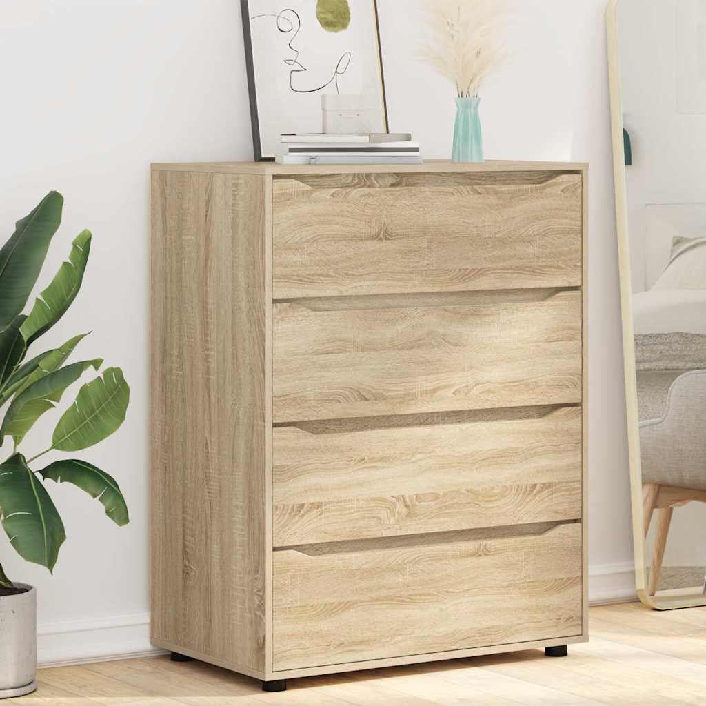 Oppbevaringsskap Sonoma eik 80 x 48 x 105 cm Konstruert tre