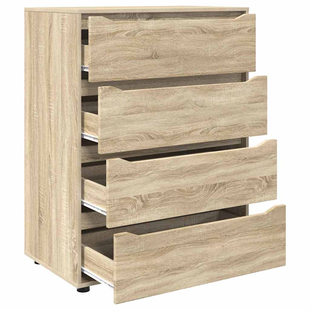 Oppbevaringsskap Sonoma eik 80 x 48 x 105 cm Konstruert tre