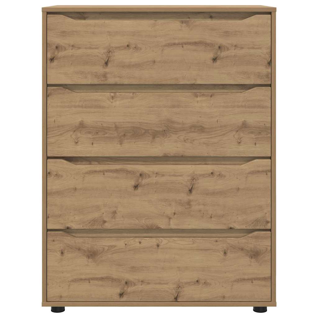 Oppbevaringsskap 80 x 48 x 105 cm Konstruert tre Artisan Eik