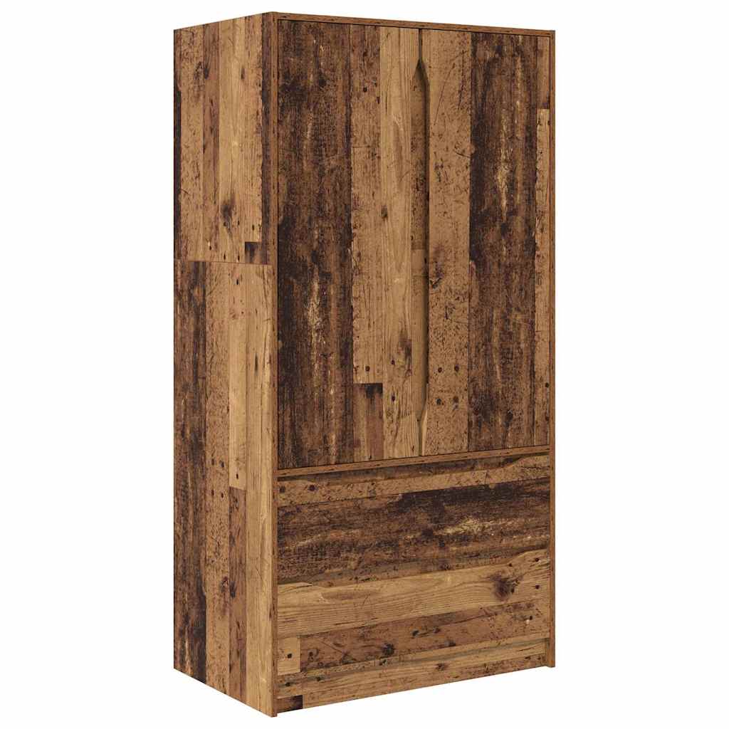 Garderobeskap Gammelt tre 79,5 x 49 x 156 cm Konstruert tre