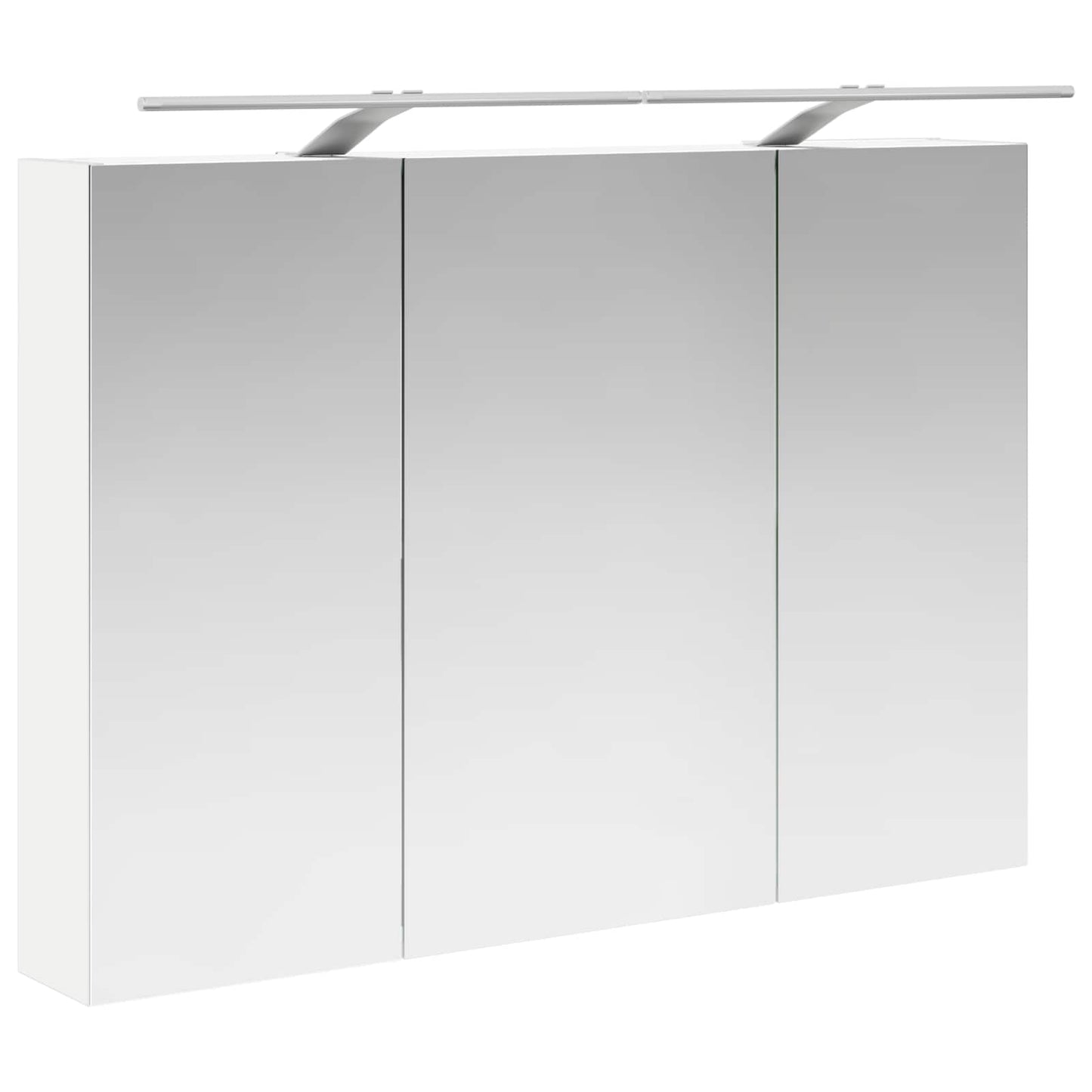 Baderomsskapsett 4 pcs Hvit Konstruert tre