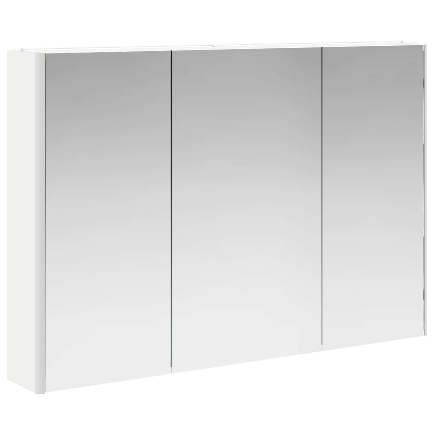Baderomsskapsett 4 pcs Hvit Konstruert tre