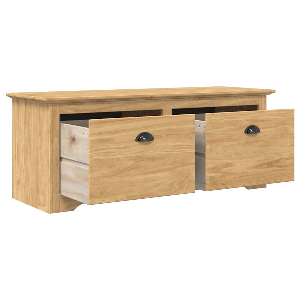Gangbenk BODO Honning brun 118 x 40 x 50 cm Konstruert tre