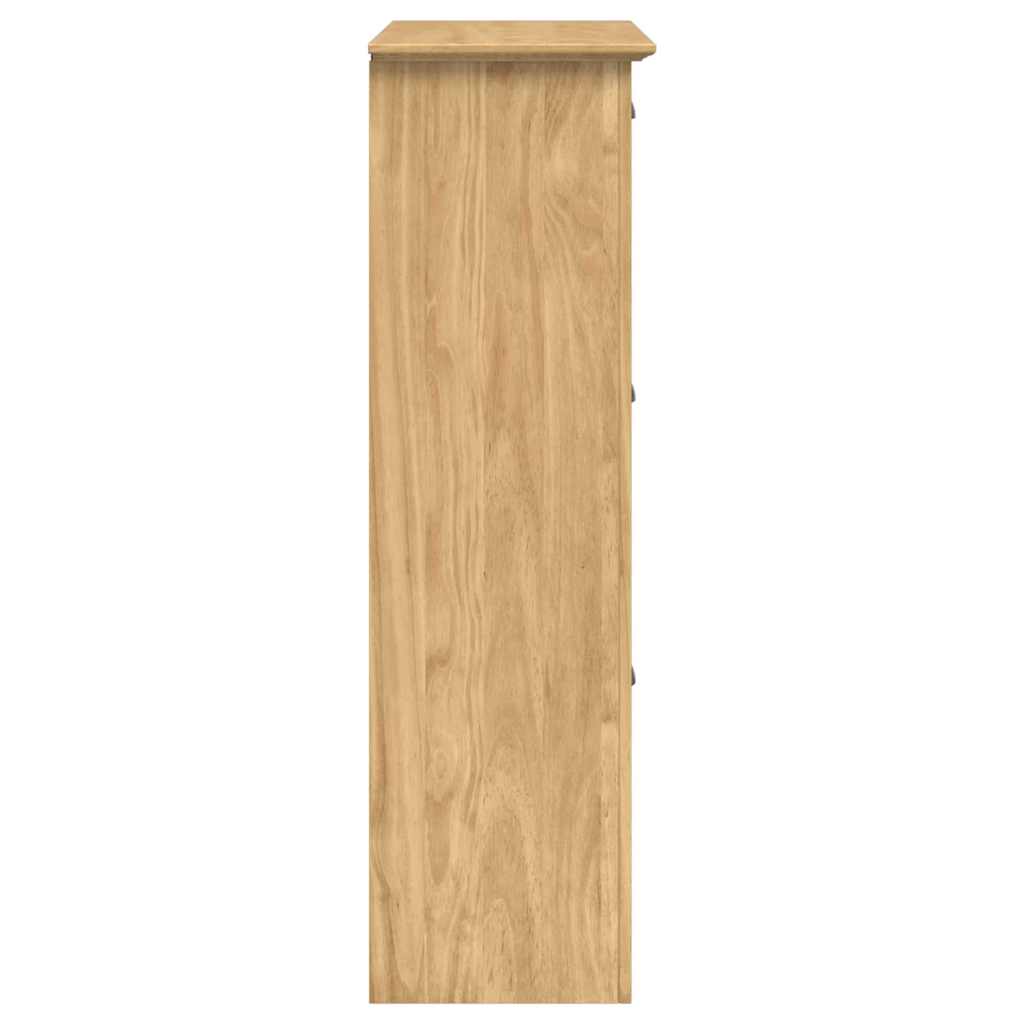 Sko Hylle BODO Honning brun 80 x 35 x 118 cm Konstruert tre