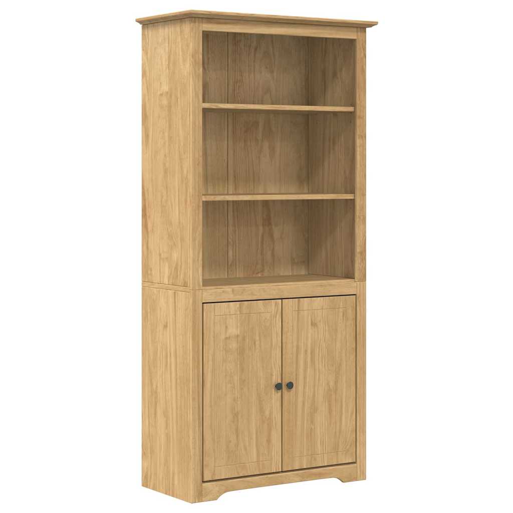 Bokhylle BODO Honning brun 82 x 40 x 173 cm Konstruert tre vidaXL