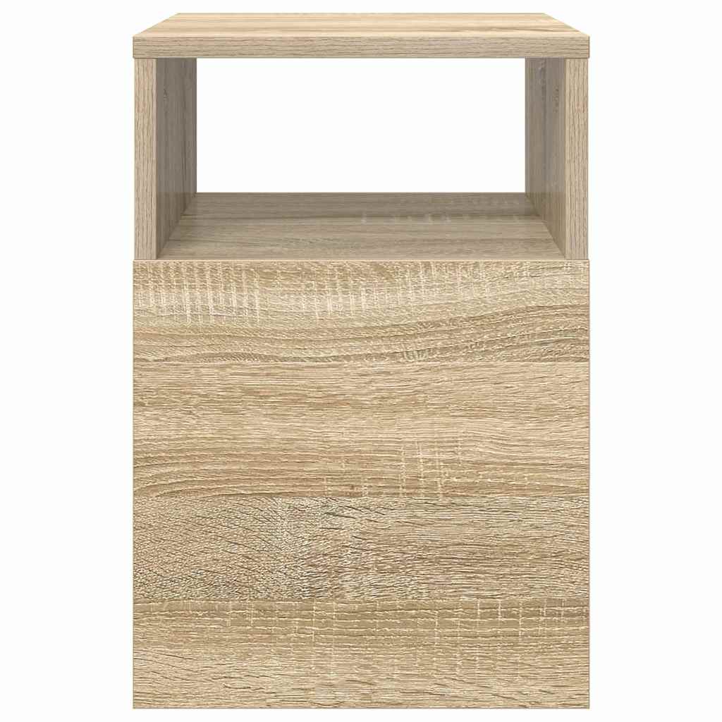 Avlastningsbord 2 pcs Sonoma eik 30,5 x 30 x 45 cm