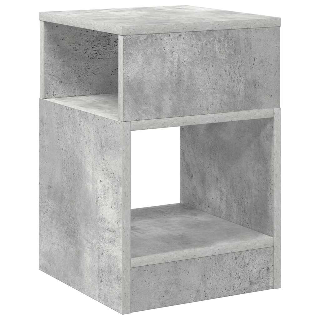 Avlastningsbord Betonggrå 30,5 x 30 x 45 cm Konstruert tre