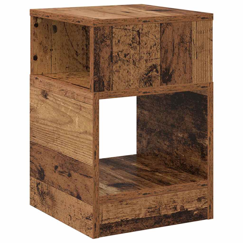 Avlastningsbord 2 pcs Gammelt tre 30,5 x 30 x 45 cm
