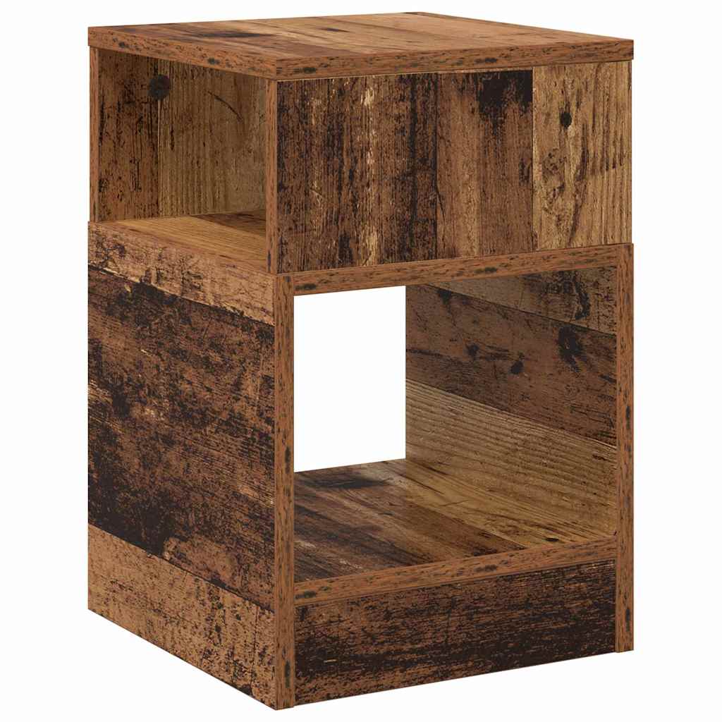 Avlastningsbord 2 pcs Gammelt tre 30,5 x 30 x 45 cm