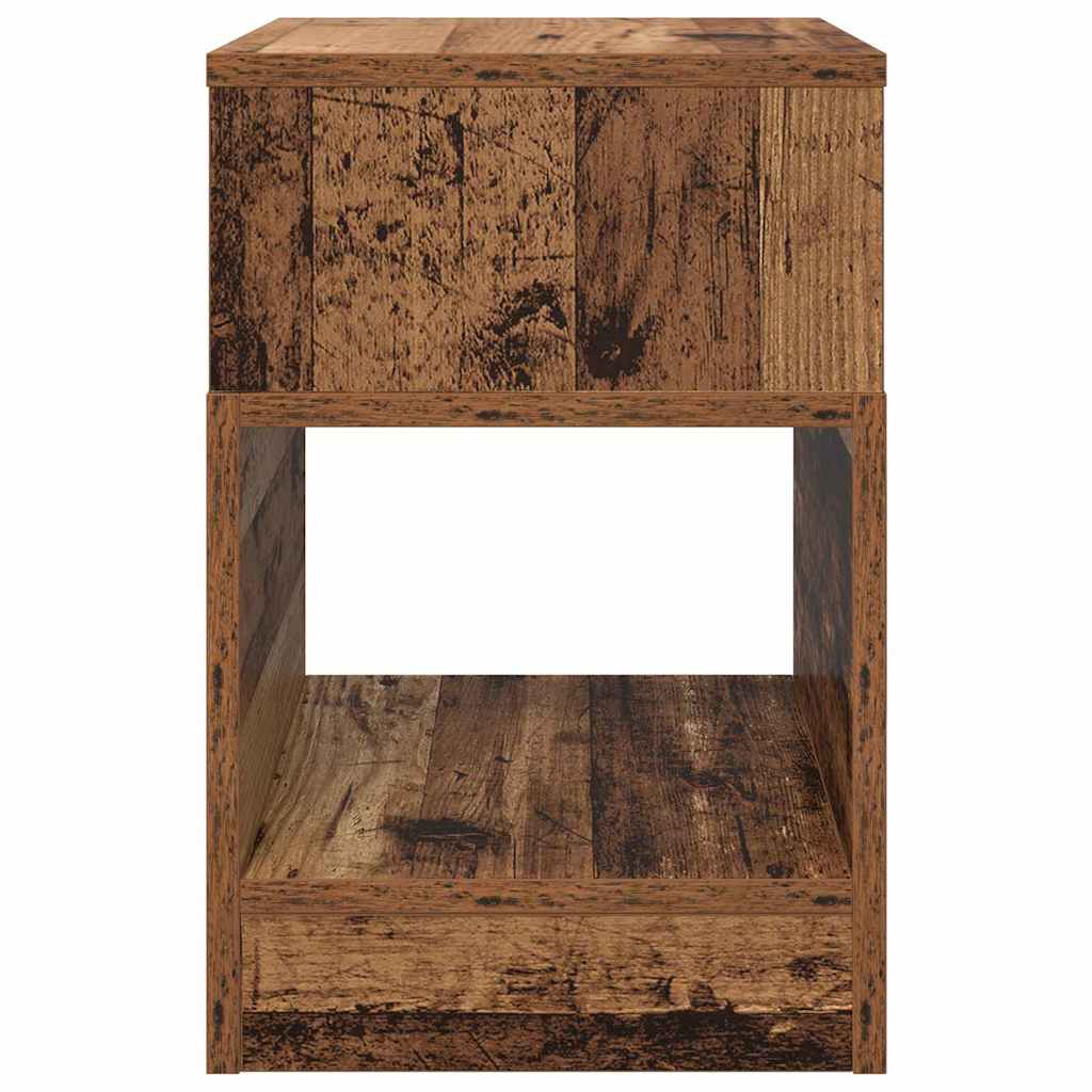 Avlastningsbord 2 pcs Gammelt tre 30,5 x 30 x 45 cm