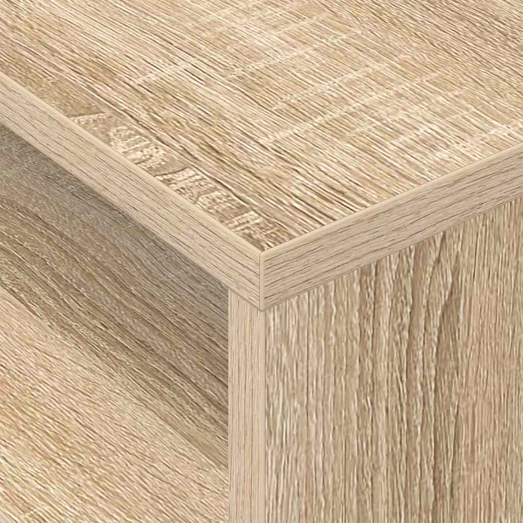 Avlastningsbord 2 pcs Sonoma eik 40,5 x 40 x 45 cm