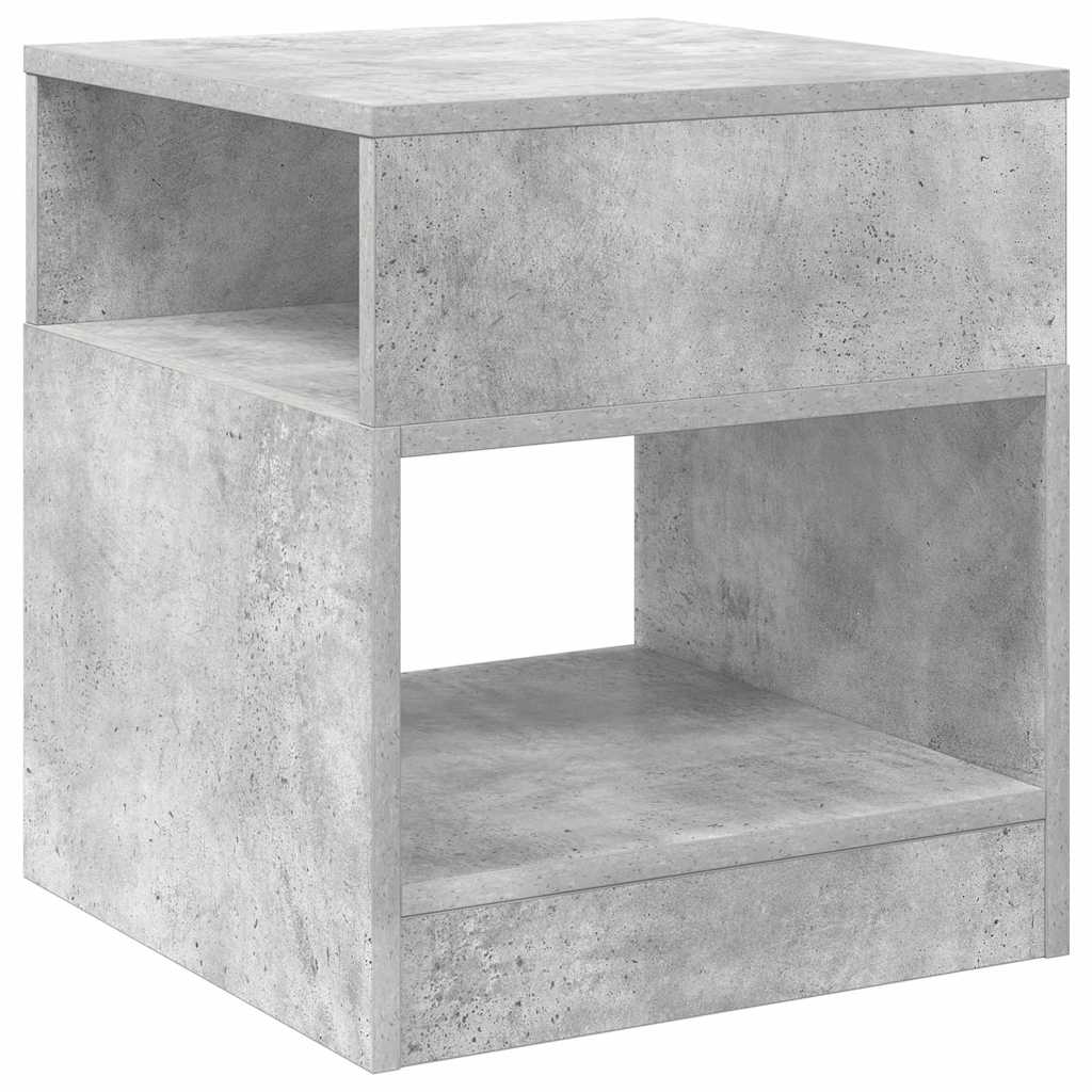 Avlastningsbord Betonggrå 40,5 x 40 x 45 cm Konstruert tre