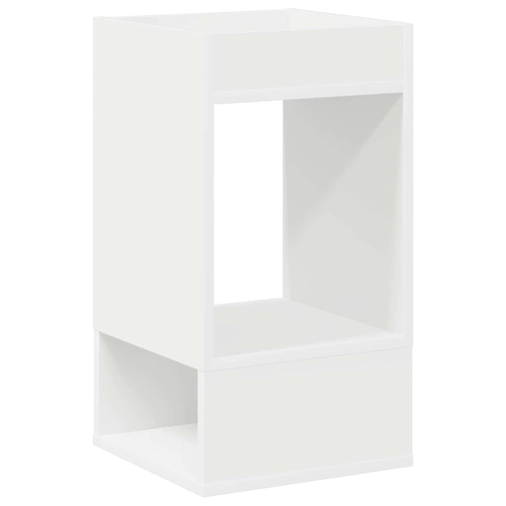 Avlastningsbord 2 pcs Hvit 30 x 30 x 56 cm Konstruert tre