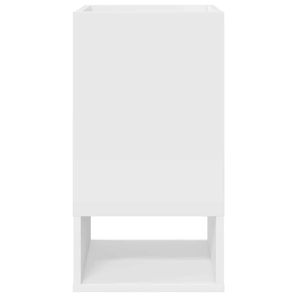 Avlastningsbord 2 pcs Hvit 30 x 30 x 56 cm Konstruert tre