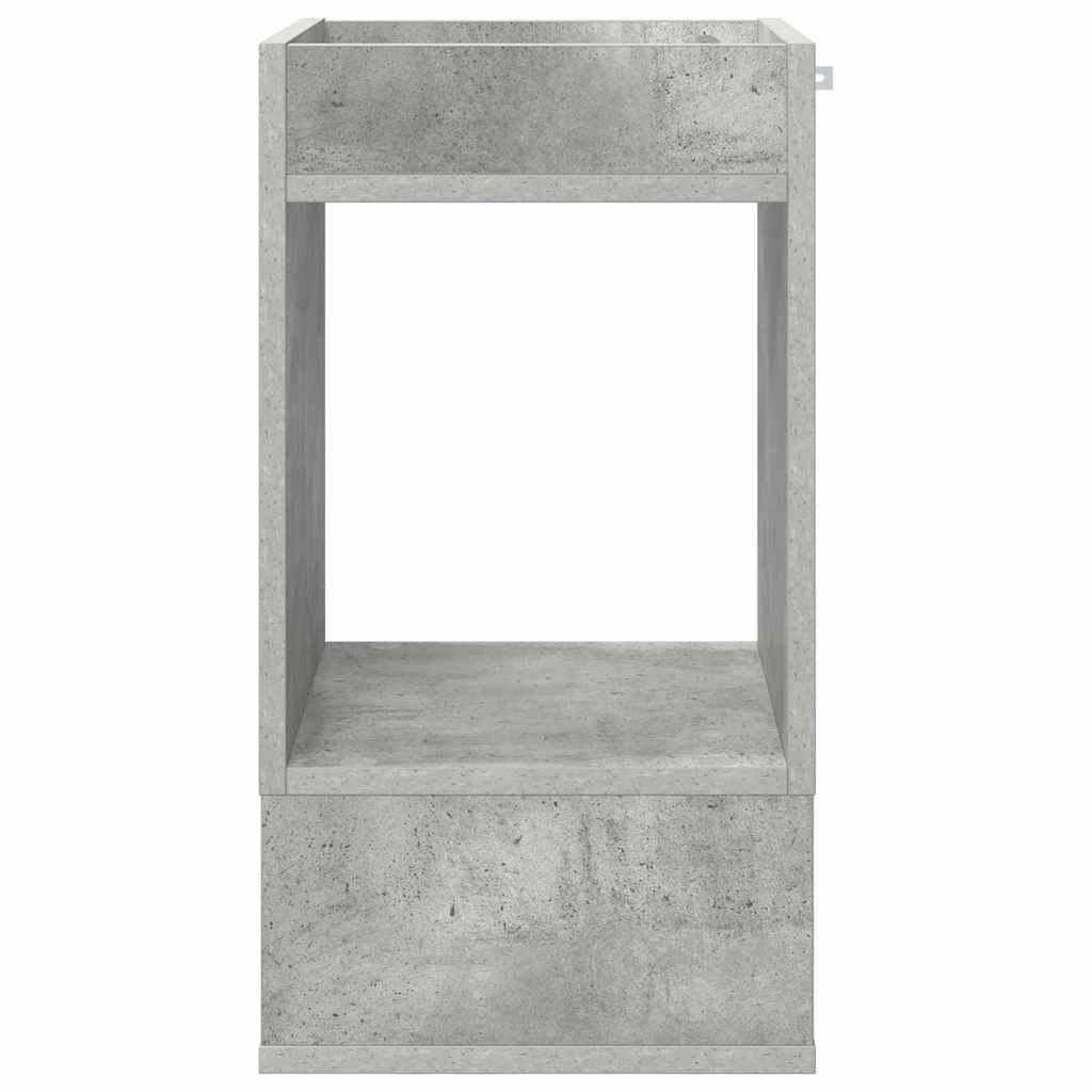 Avlastningsbord Betonggrå 30 x 30 x 56 cm Konstruert tre