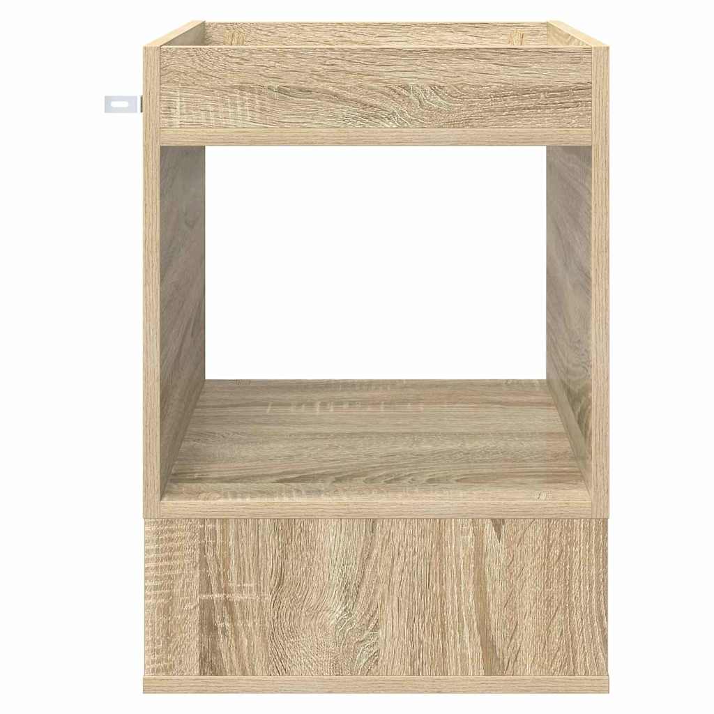 Avlastningsbord Sonoma eik 40 x 40 x 56 cm Konstruert tre
