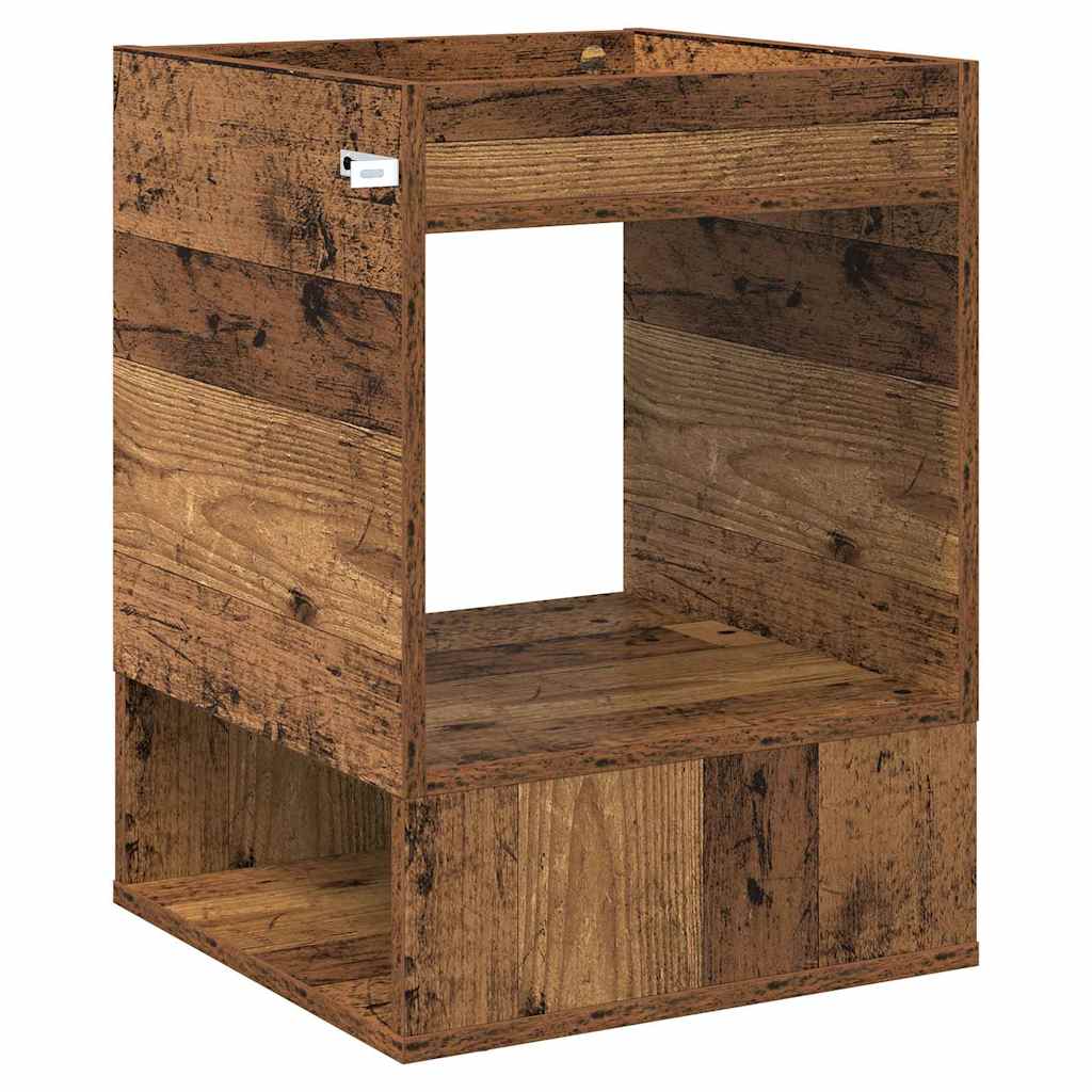 Avlastningsbord 2 pcs Gammelt tre 40 x 40 x 56 cm