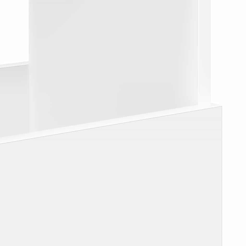 Magasinreol Hvit 102 x 30 x 45 cm