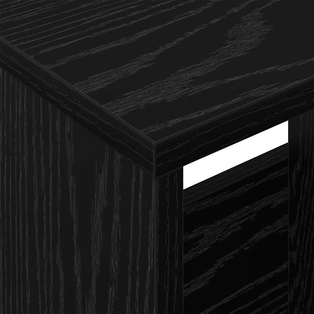 Magasinreol Svart Eik 102 x 30 x 45 cm