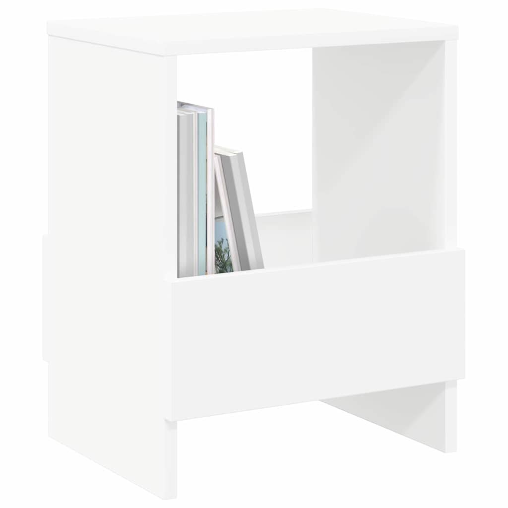 Magasinreol 2 pcs Hvit 35 x 30 x 45 cm