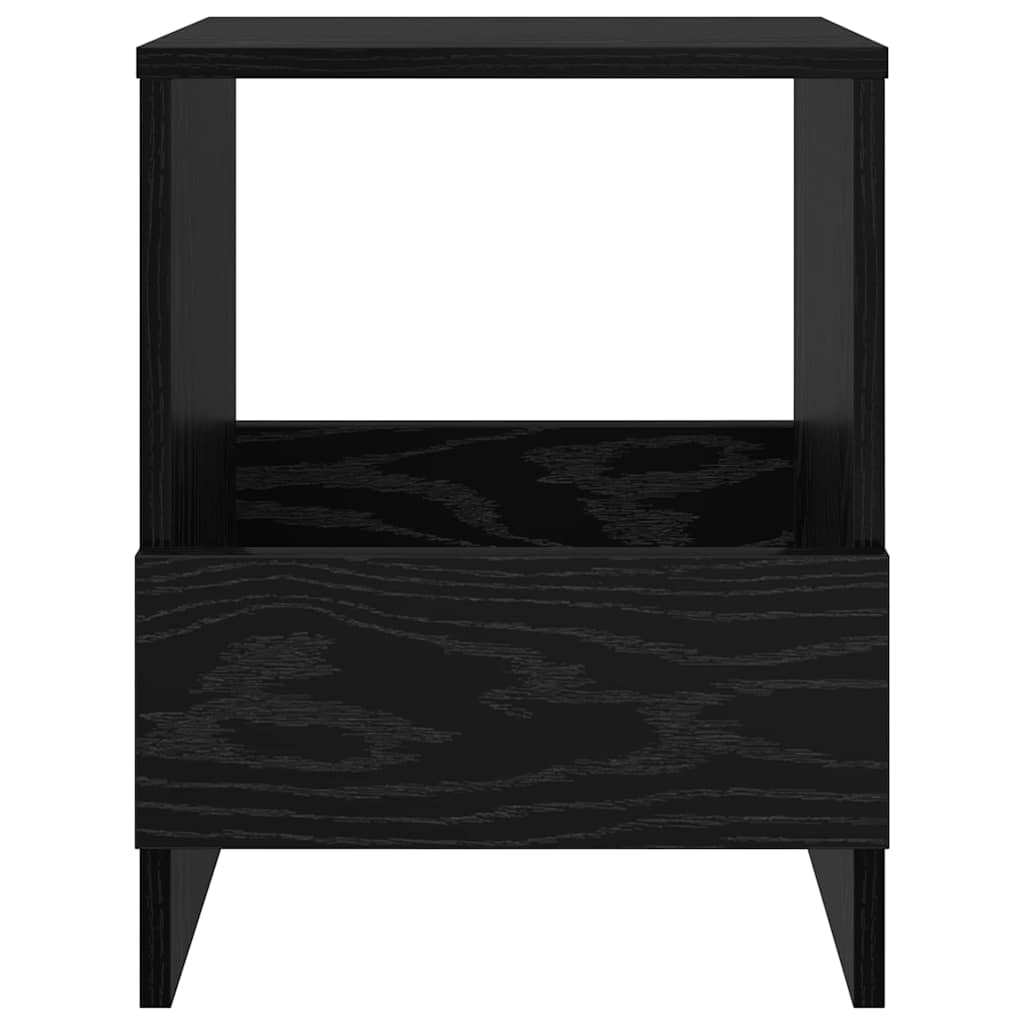 Magasinreol 2 pcs Svart Eik 35 x 30 x 45 cm