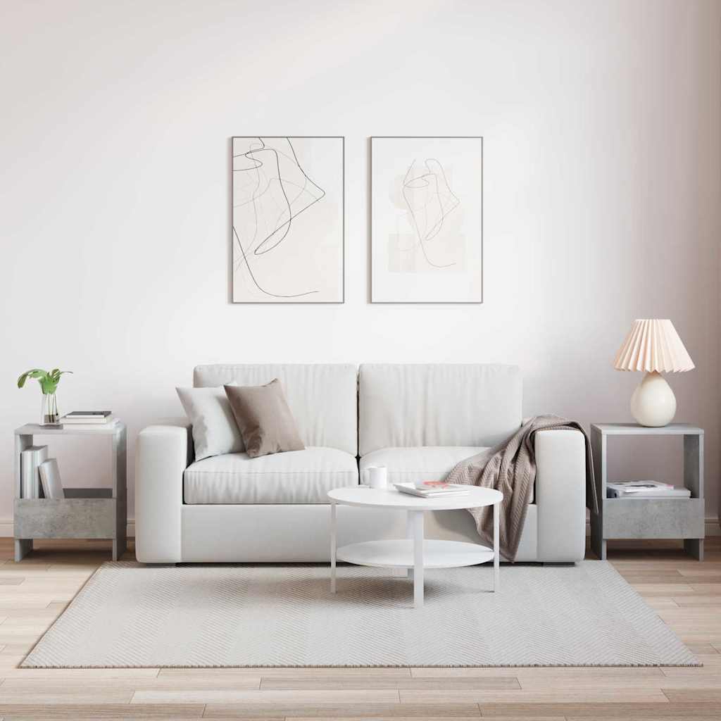 Magasinreol 2 pcs Betonggrå 35 x 30 x 45 cm