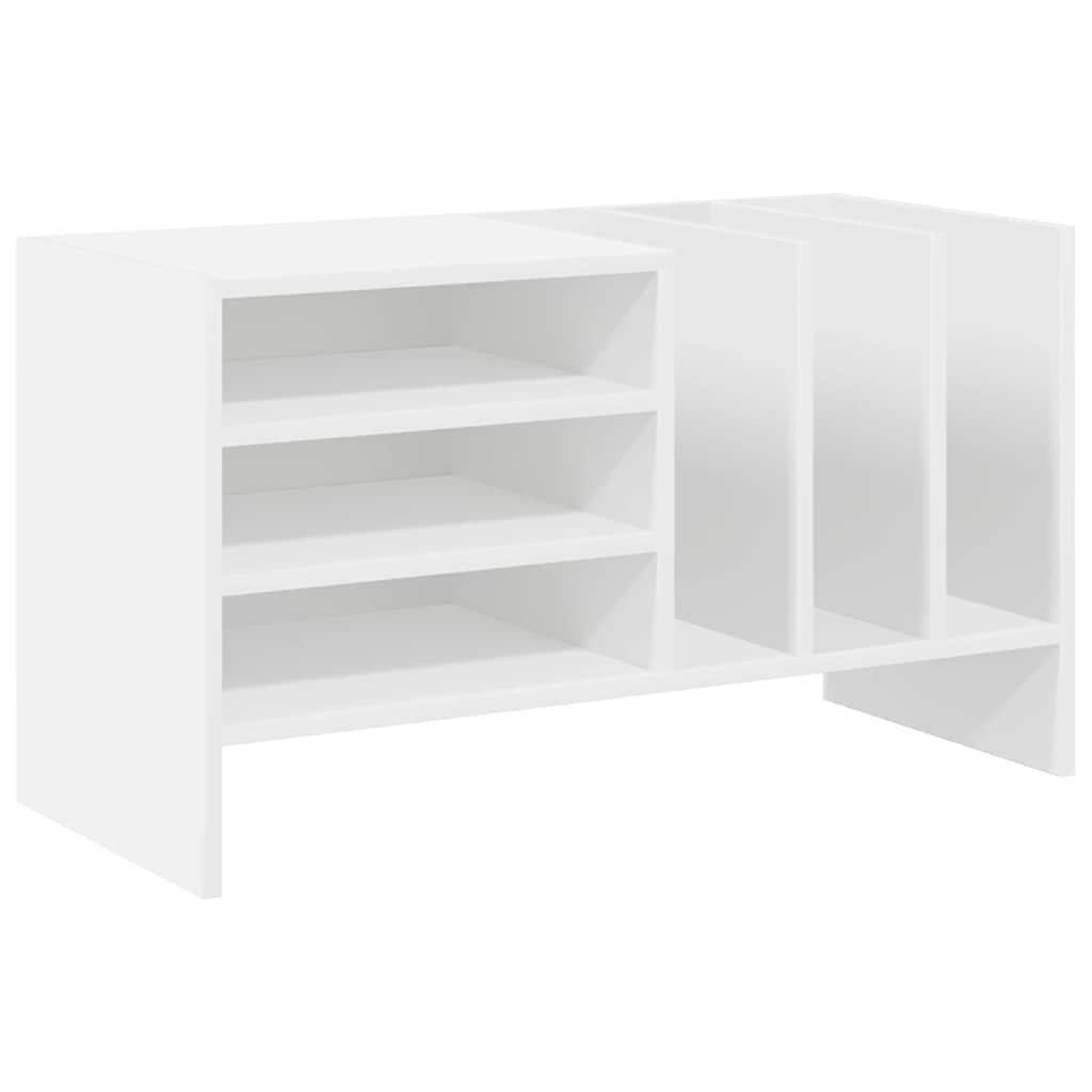 Plateskap med hylle Hvit 78,5 x 35 x 45 cm Konstruert tre