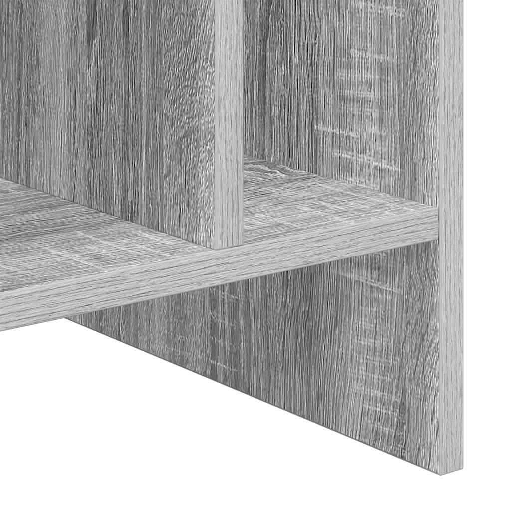 Plateskap med hylle Grå Sonoma 78,5 x 35 x 45 cm Konstruert tre