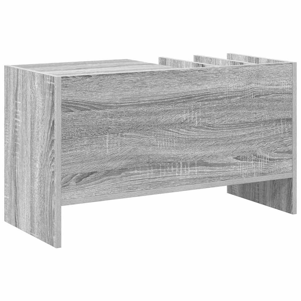 Plateskap med hylle Grå Sonoma 78,5 x 35 x 45 cm Konstruert tre