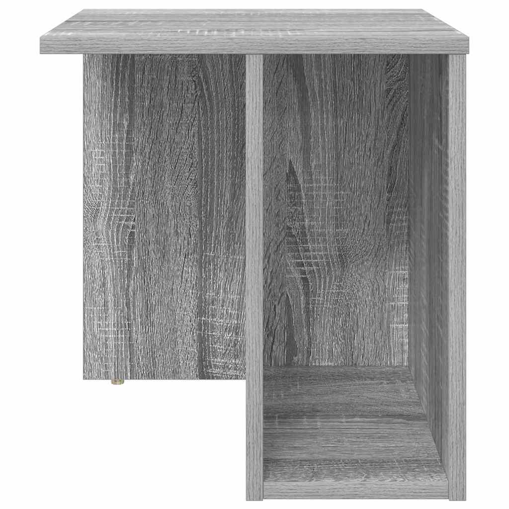 Avlastningsbord 2 pcs Grå Sonoma 37 x 32 x 40 cm Konstruert tre