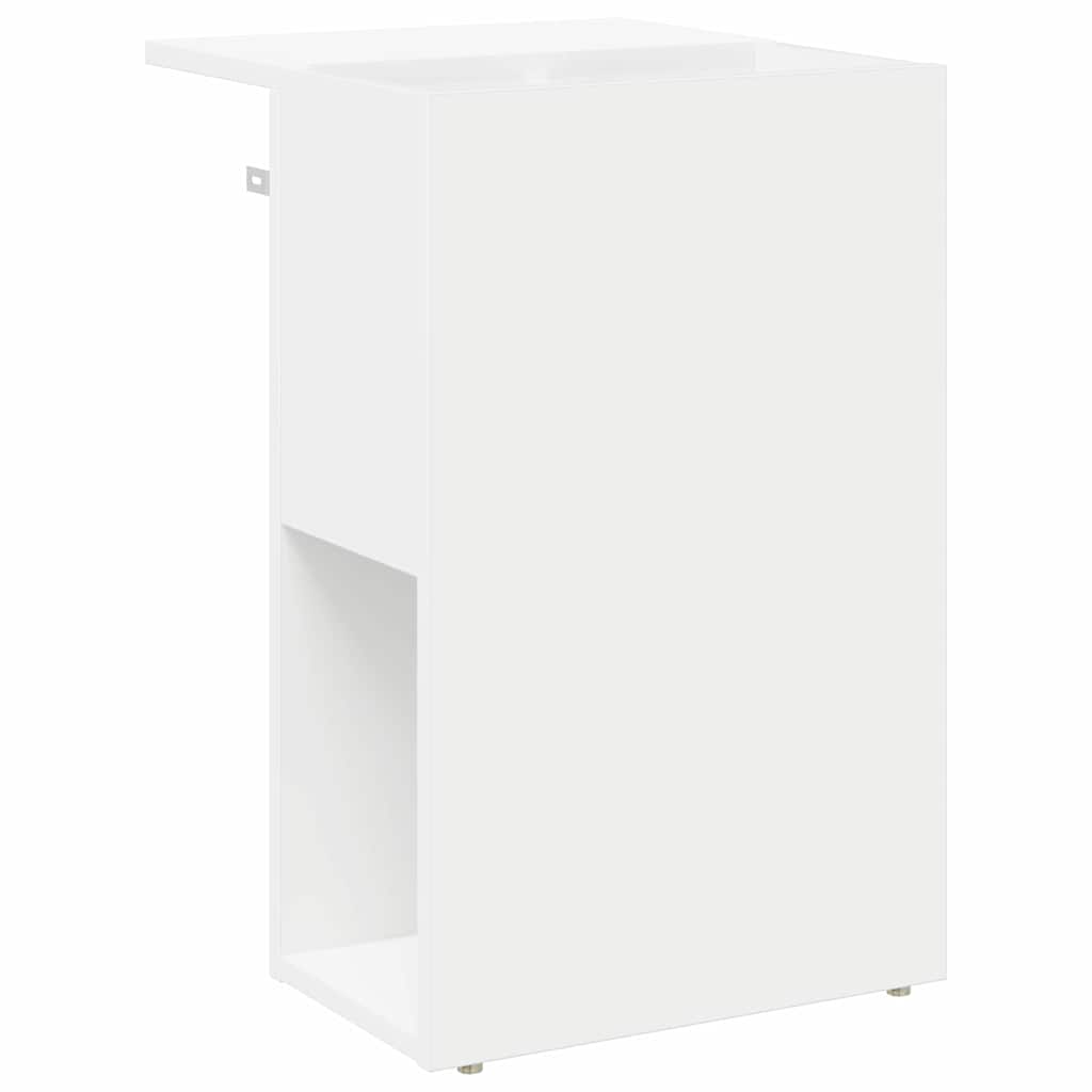 Avlastningsbord Hvit 35 x 40 x 55 cm Konstruert tre