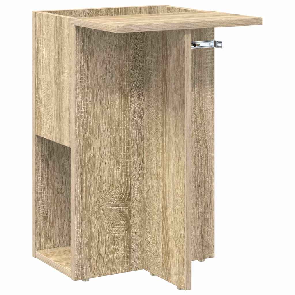 Avlastningsbord Sonoma eik 35 x 40 x 55 cm Konstruert tre