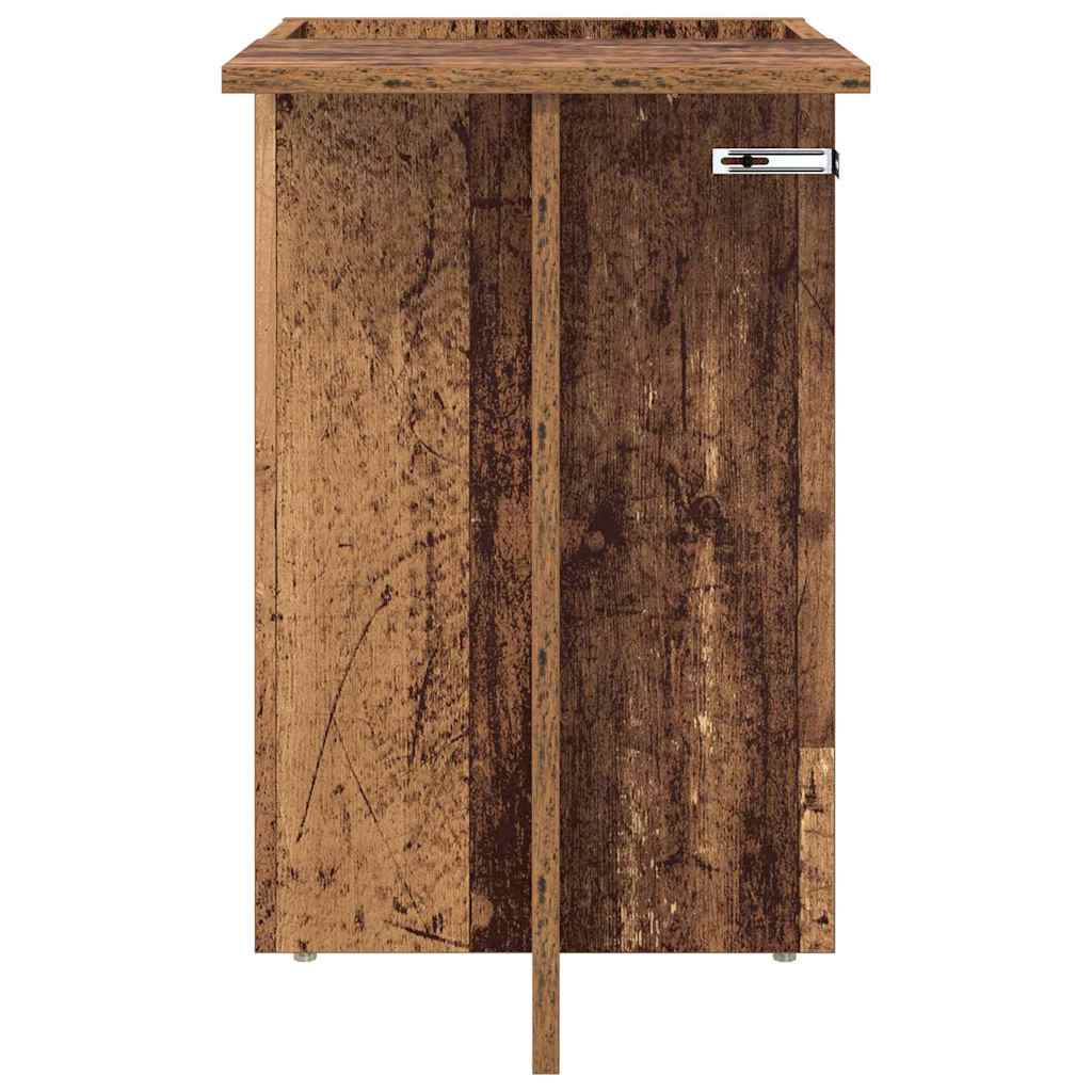Avlastningsbord Gammelt tre 35 x 40 x 55 cm Konstruert tre