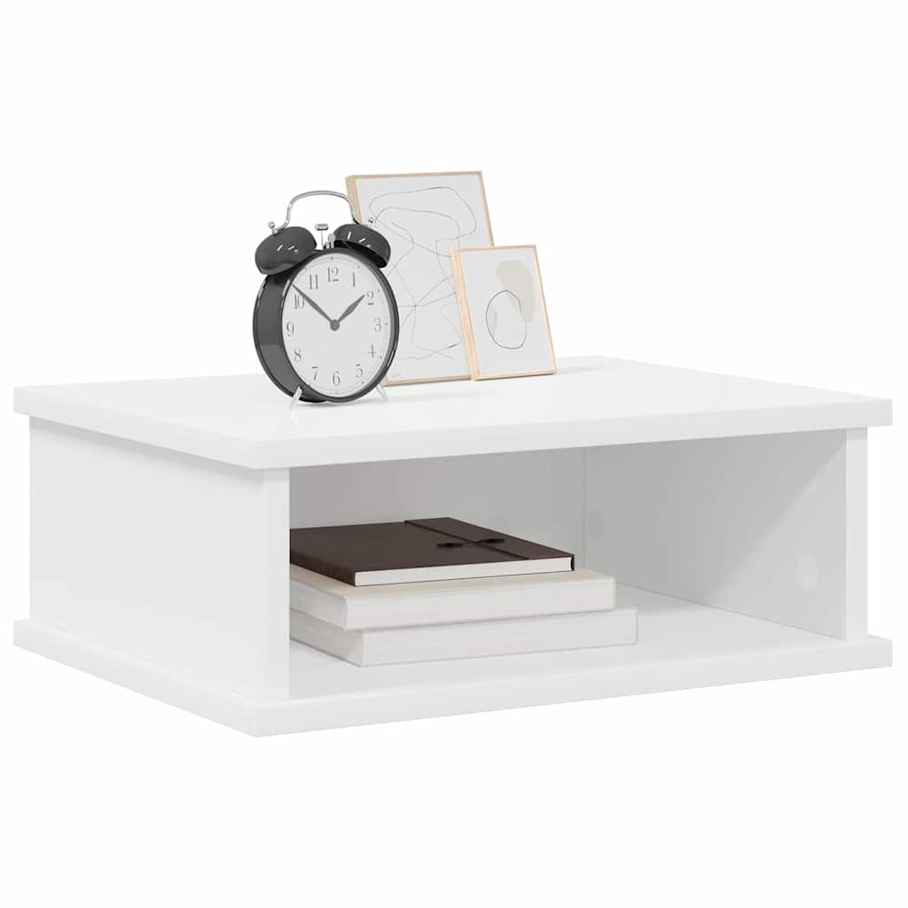 Nattbord 2 pcs Hvit 40 x 31 x 15 cm Konstruert tre