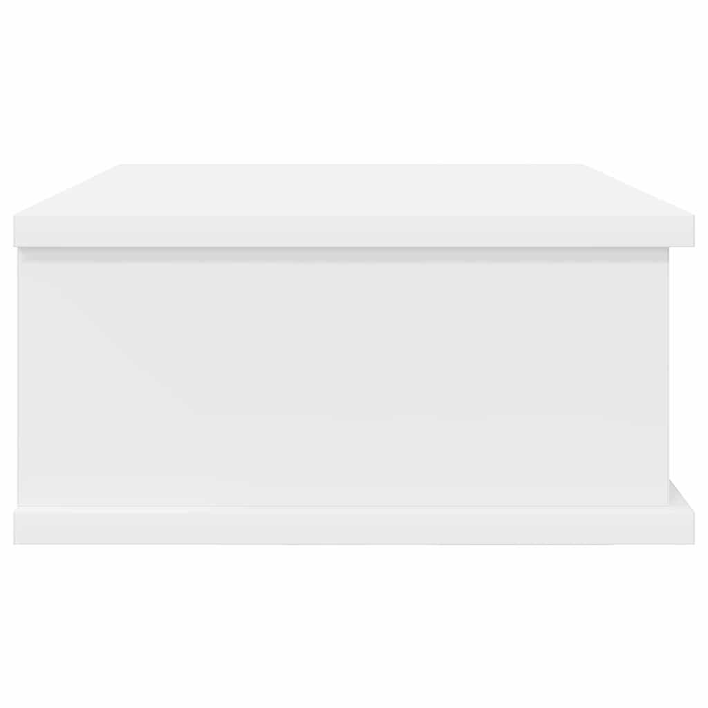 Nattbord 2 pcs Hvit 40 x 31 x 15 cm Konstruert tre