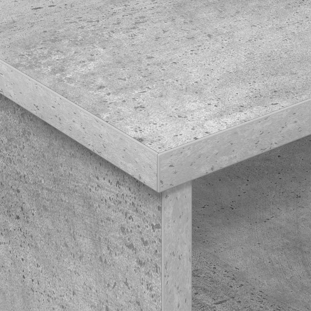 Nattbord Betonggrå 40 x 31 x 15 cm Konstruert tre